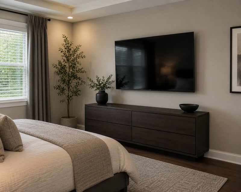 Bedroom TV Mounting in Denver County, CO