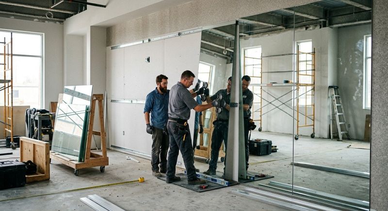 Commercial Mirror Installation in Arvada, CO
