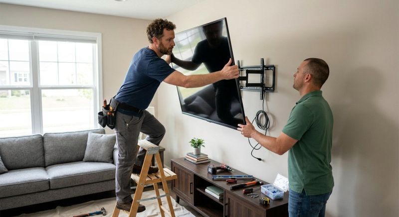 Tv Hanging Service in Olathe, KS